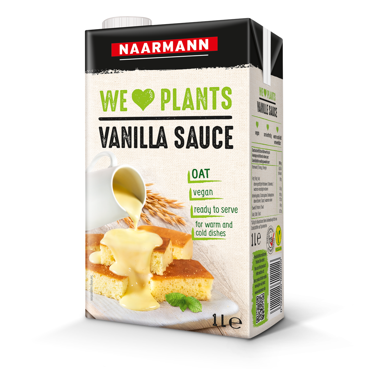 Naarmanns We love Plants Vanilla Sauce vegan 