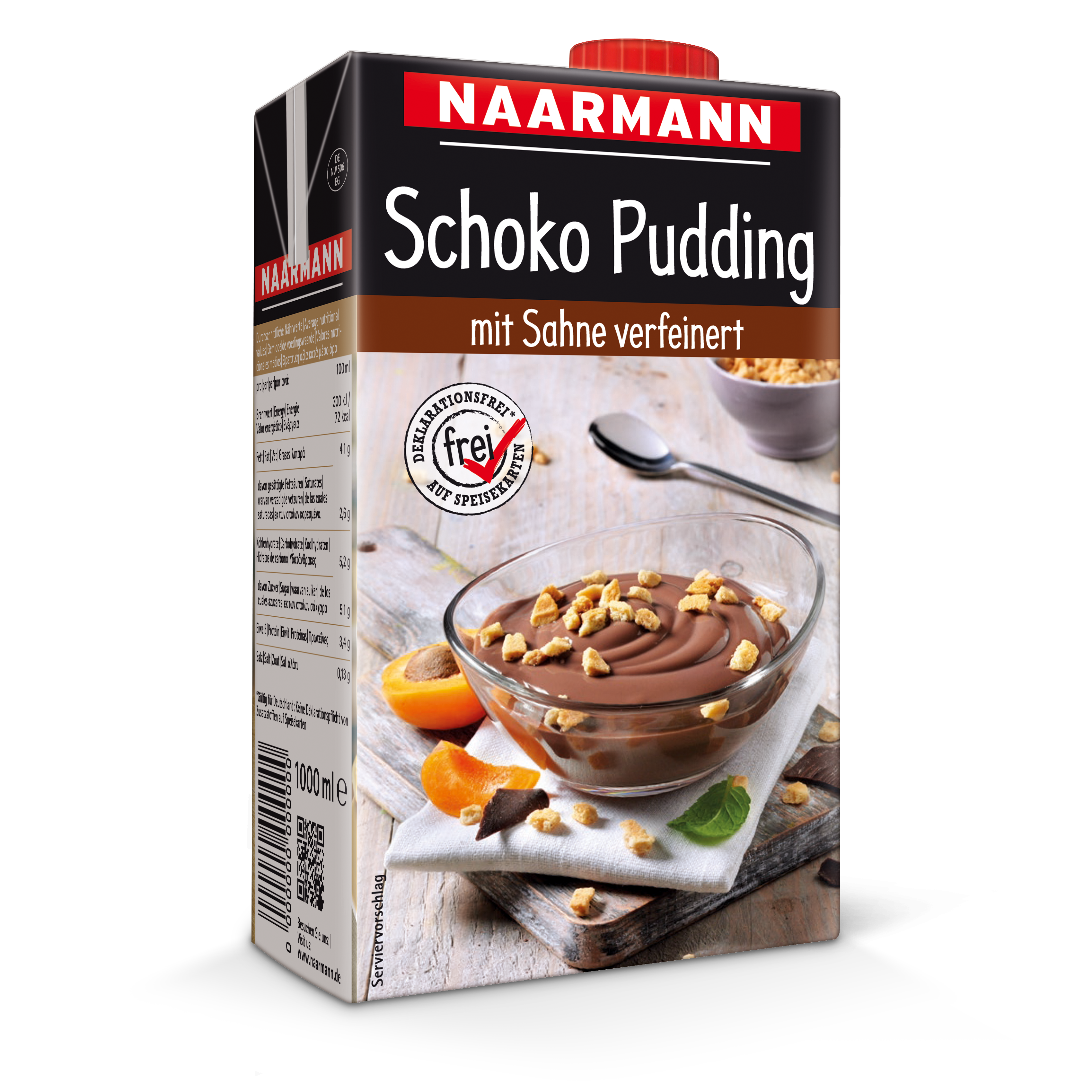 Schoko Pudding in 1000 ml Packung