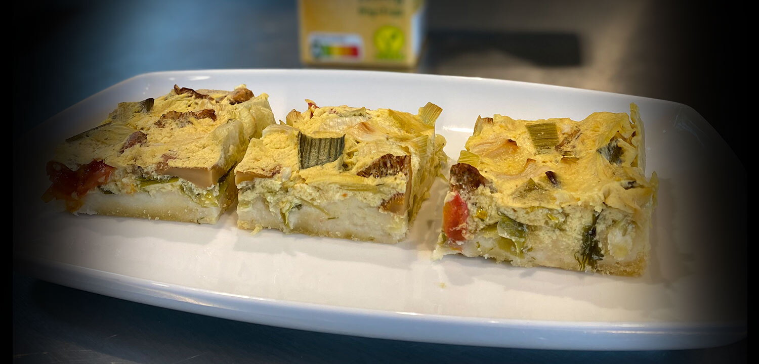 Vegane Lauch-Spargel-Quiche