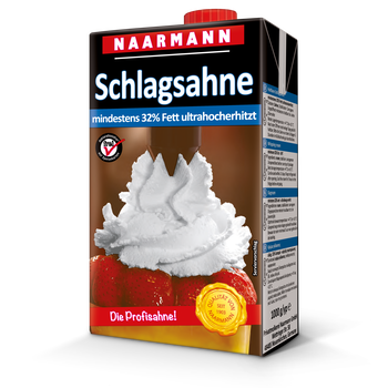 UHT whipping cream, 32% - Naarmann