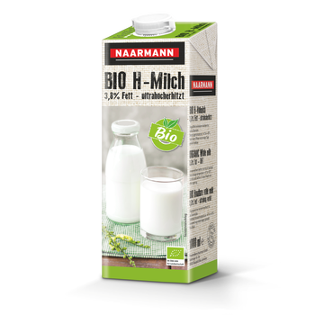 Bio H-Milch 3,8% - Packshot