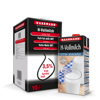 H-Milch 3,5 % - Gebindegrößen