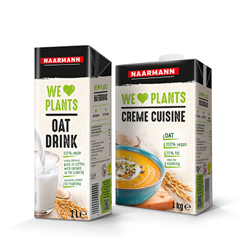 We love Plants - Collage Oat Drink and Cooking Creme 
