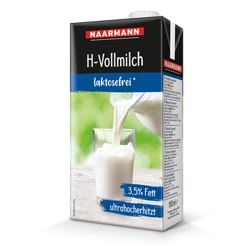 H-Milch 3,5 % laktosefrei - Packshot