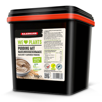 WE LOVE PLANTS Pudding mit Haselnussgeschmack 5kg