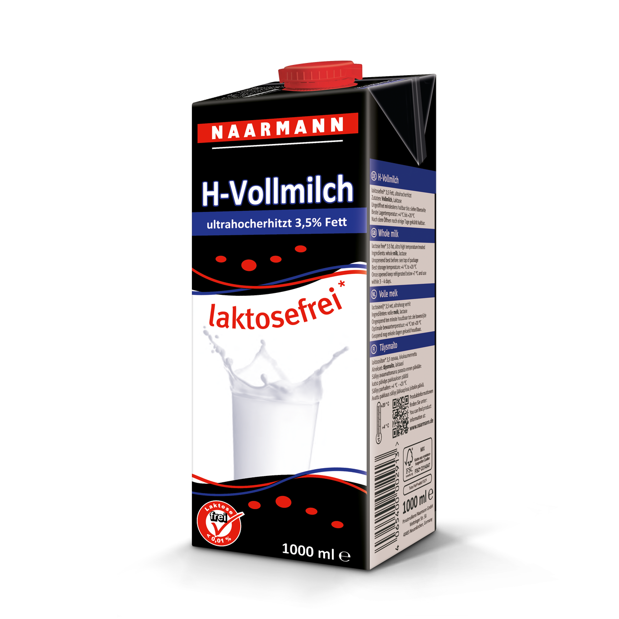 Pre Milch Wie Lange Stehen Lassen H-Milch 3,5 % laktosefrei | Naarmann