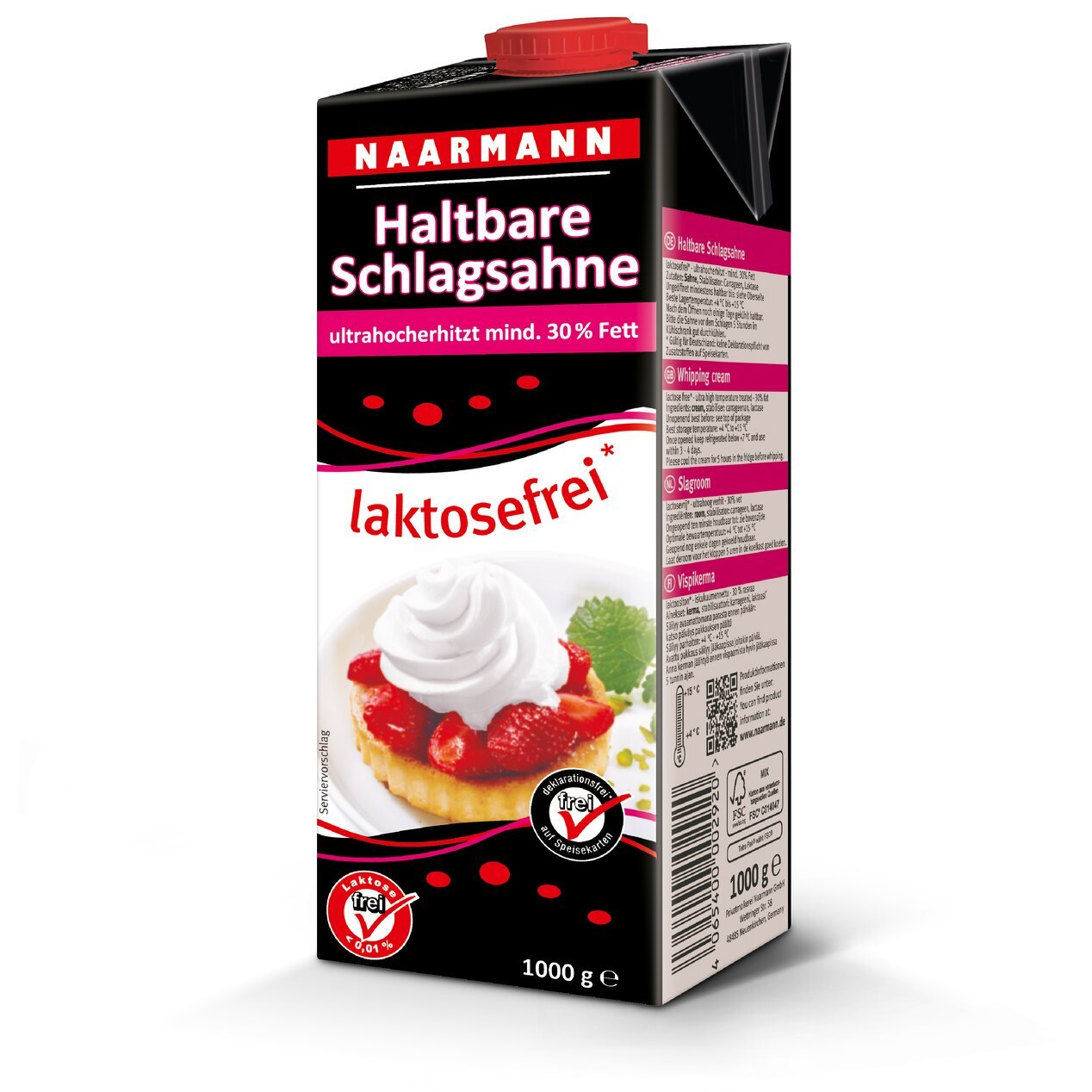 H-Schlagsahne 30 % laktosefrei von Naarmann