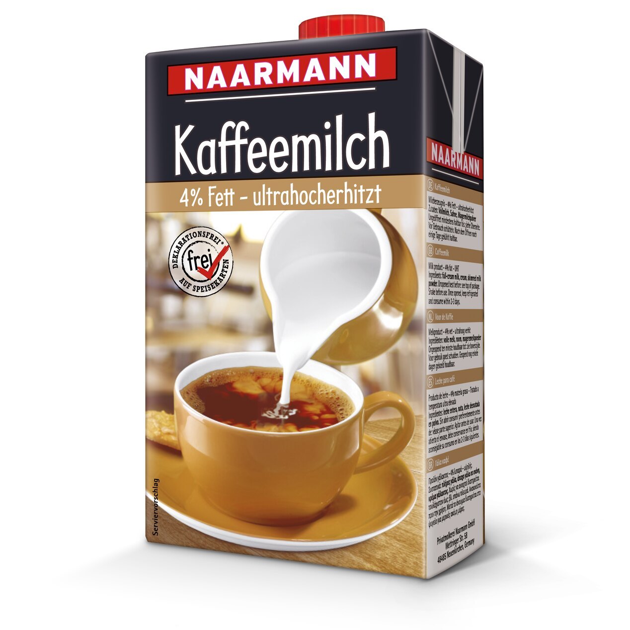 Kaffeemilch 4% von Naarmann