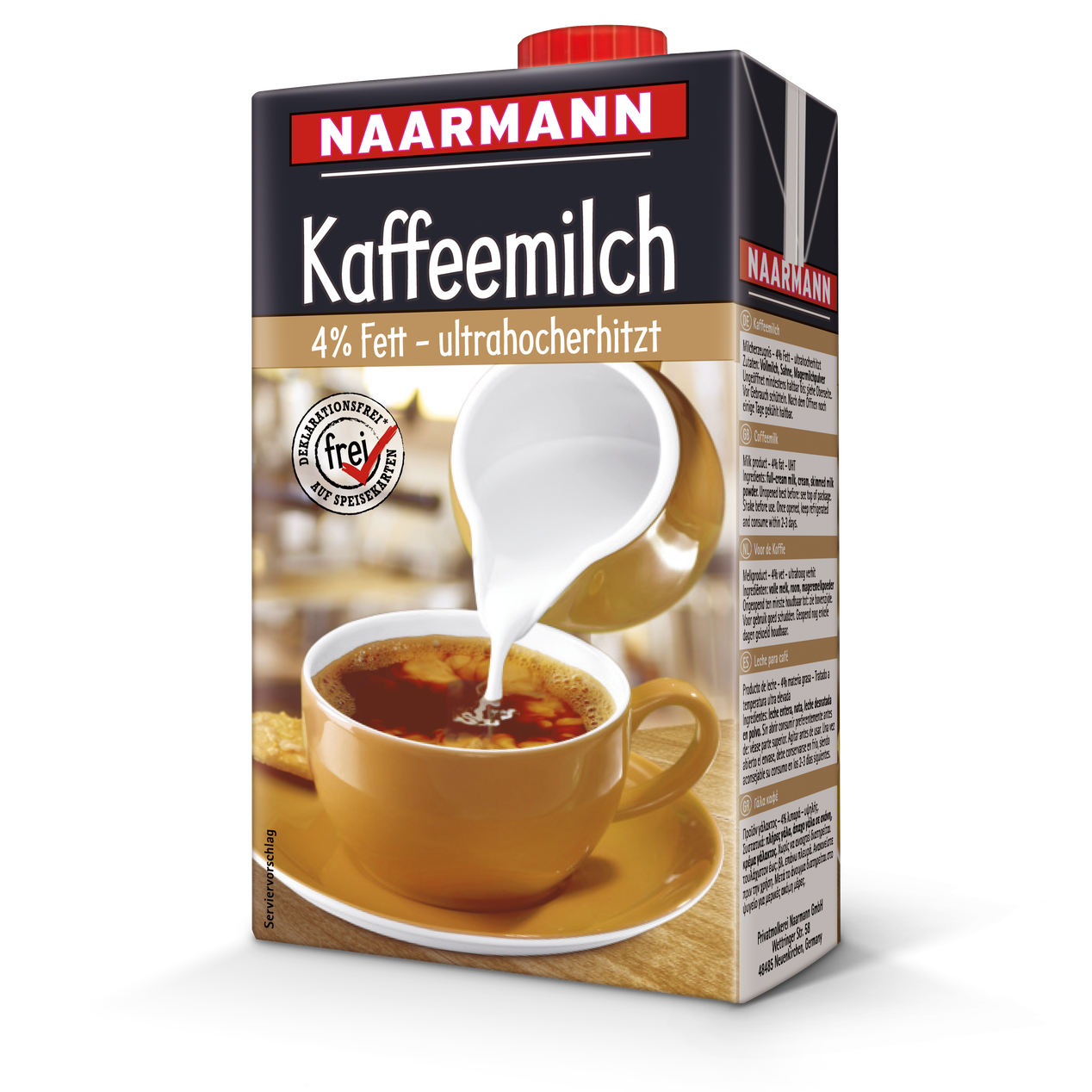 Kaffeemilch 4% von Naarmann