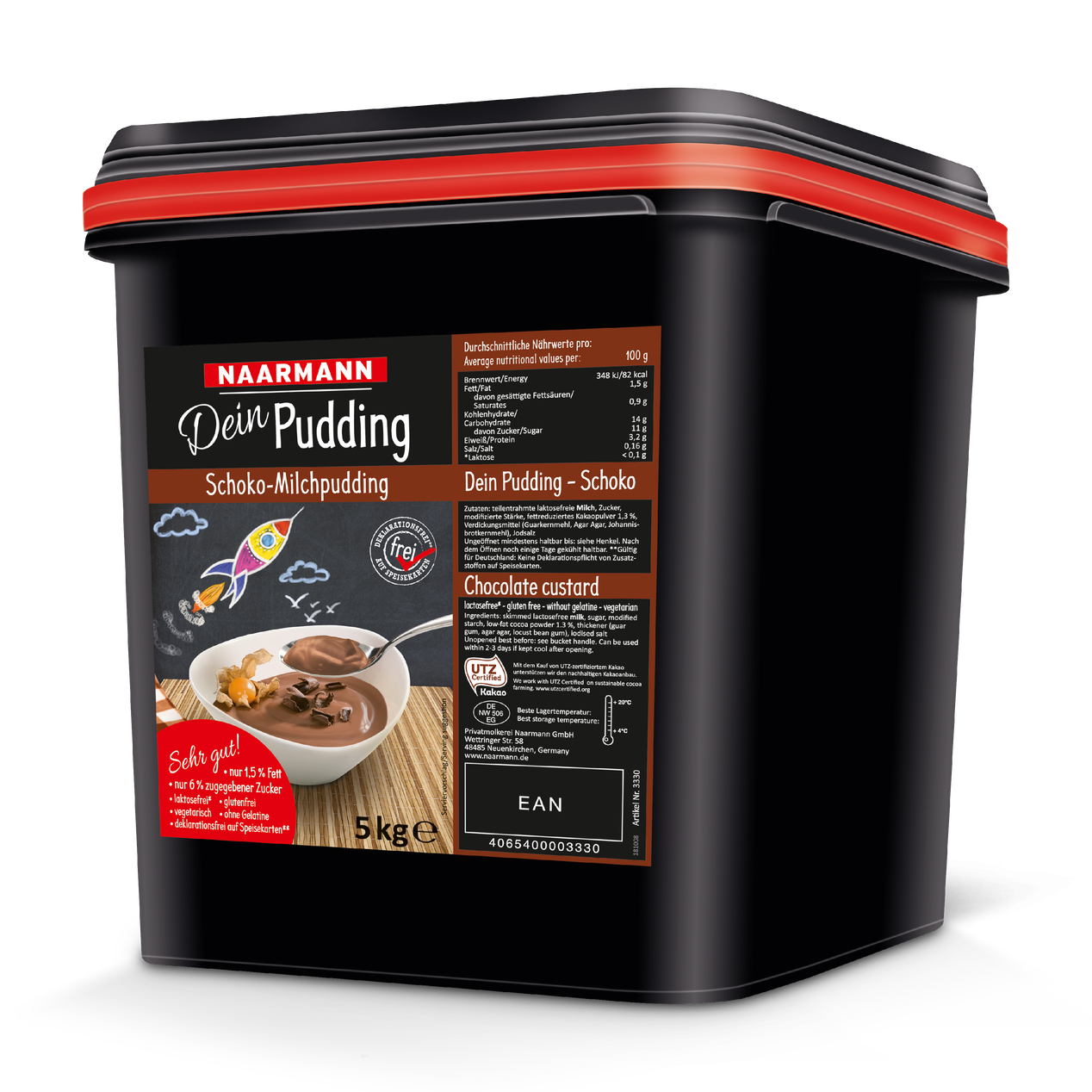 Dein Pudding chocolate - Packshot