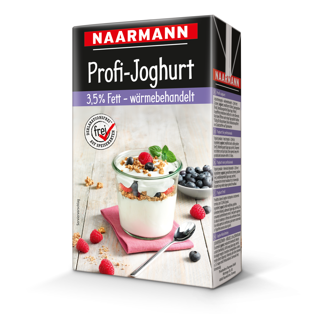 NAARMANN Profi Joghurt Natur 3,5 % 1L