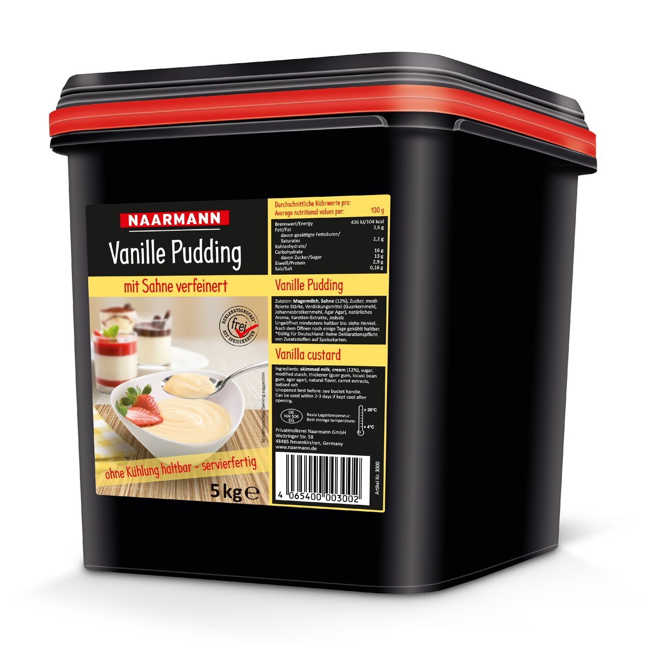 Vanille Pudding 3,5 % - Naarmann