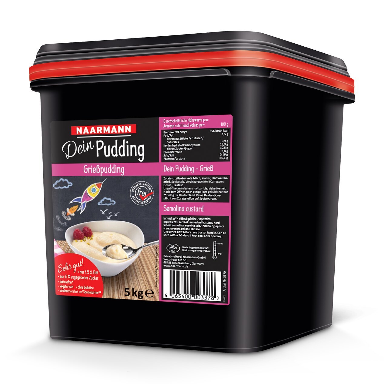 Dein Pudding Grieß - Naarmann