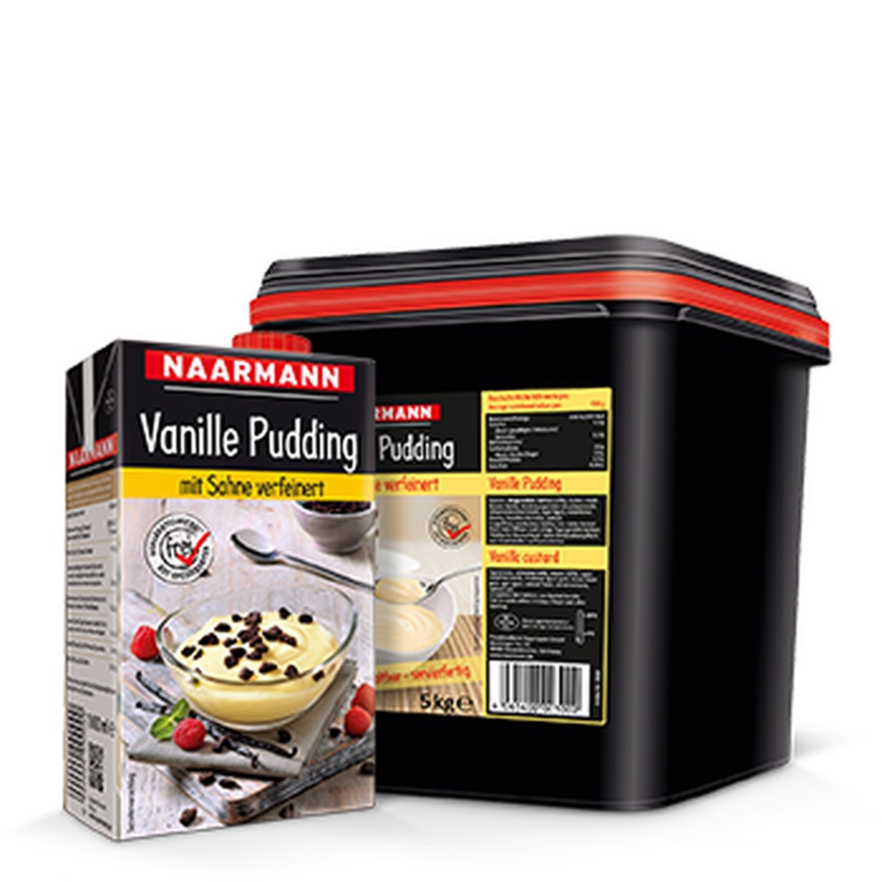 Vanille Pudding 3,5 % - Gebindegrößen Naarmann