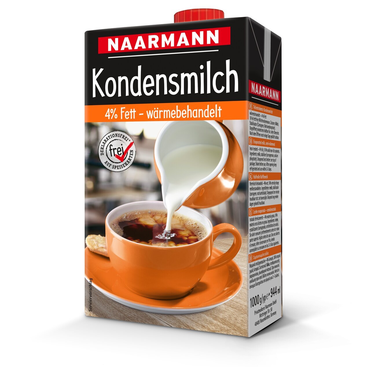 Kondensmilch 4% von Naarmann