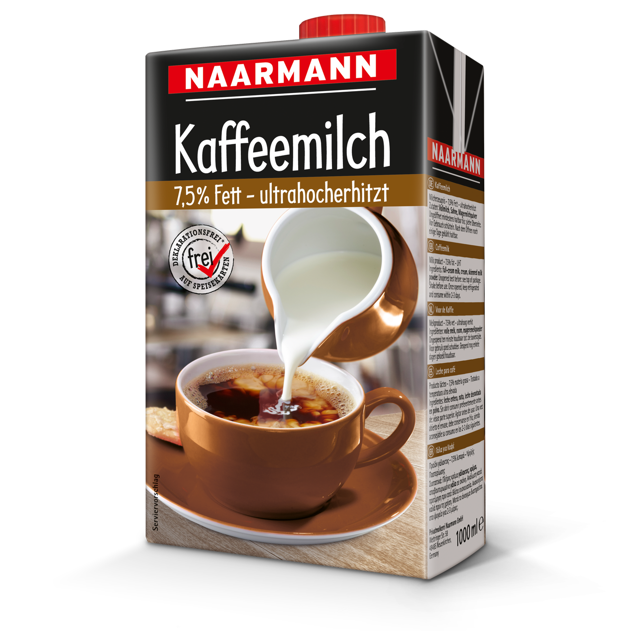 Kaffeemilch 7,5% von Naarmann