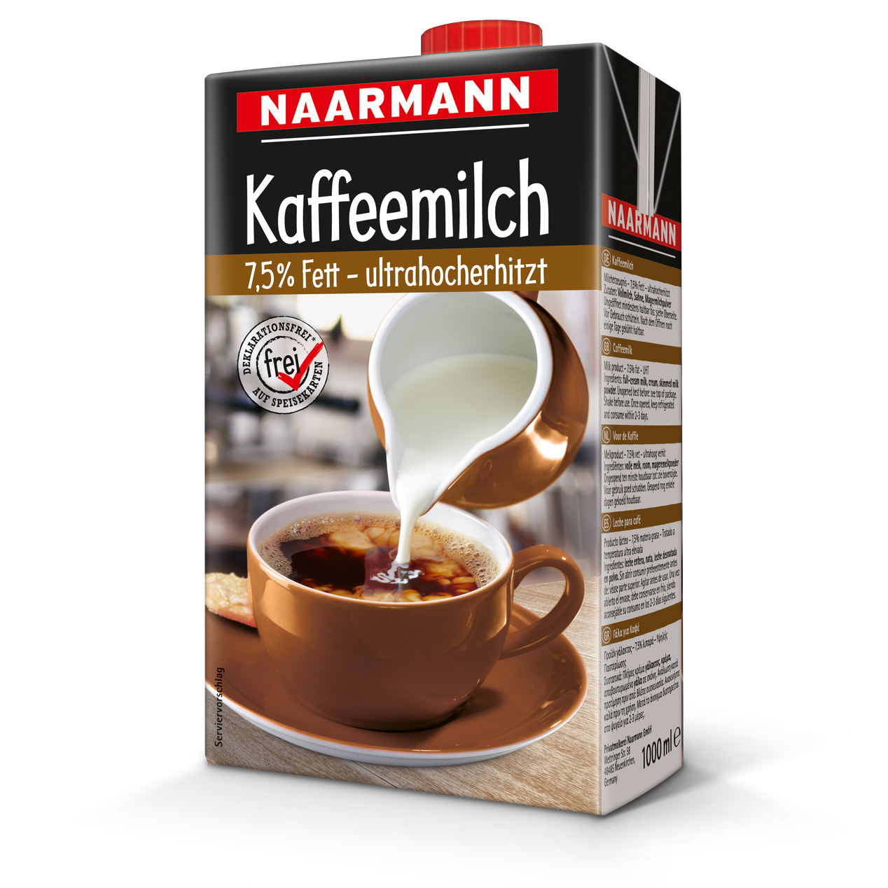 Coffee milk, 7.5% - Naarmann