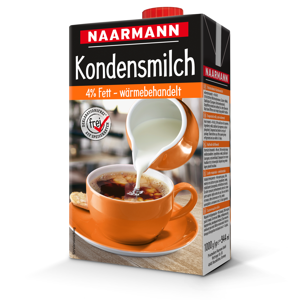 Condensed milk, 4% - Naarmann