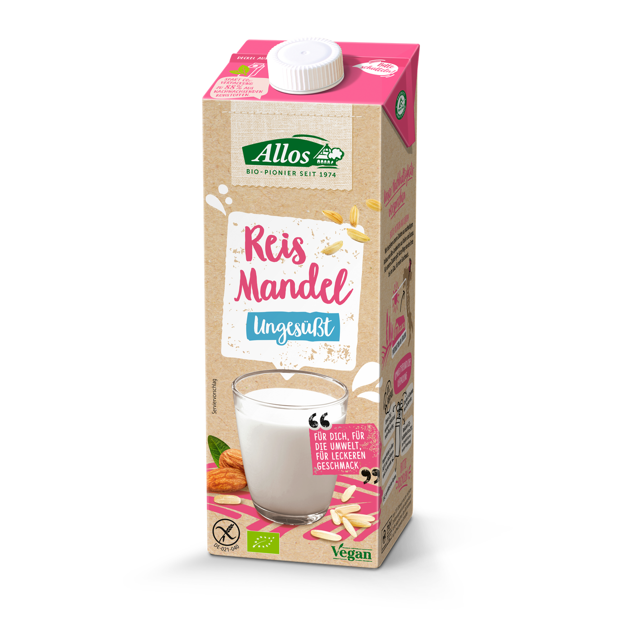 Allos Reis Mandel Drink, ungesüßt - Packshot