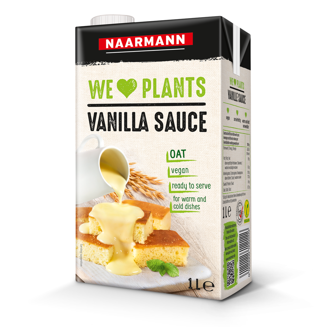 Naarmanns We love Plants Vanilla Sauce vegan