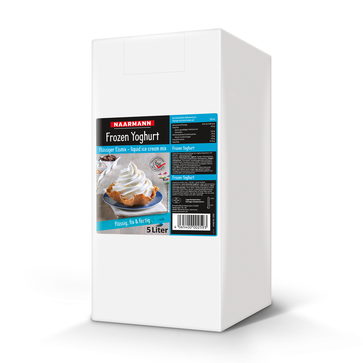 Packshot Softeismix Frozen Yoghurt