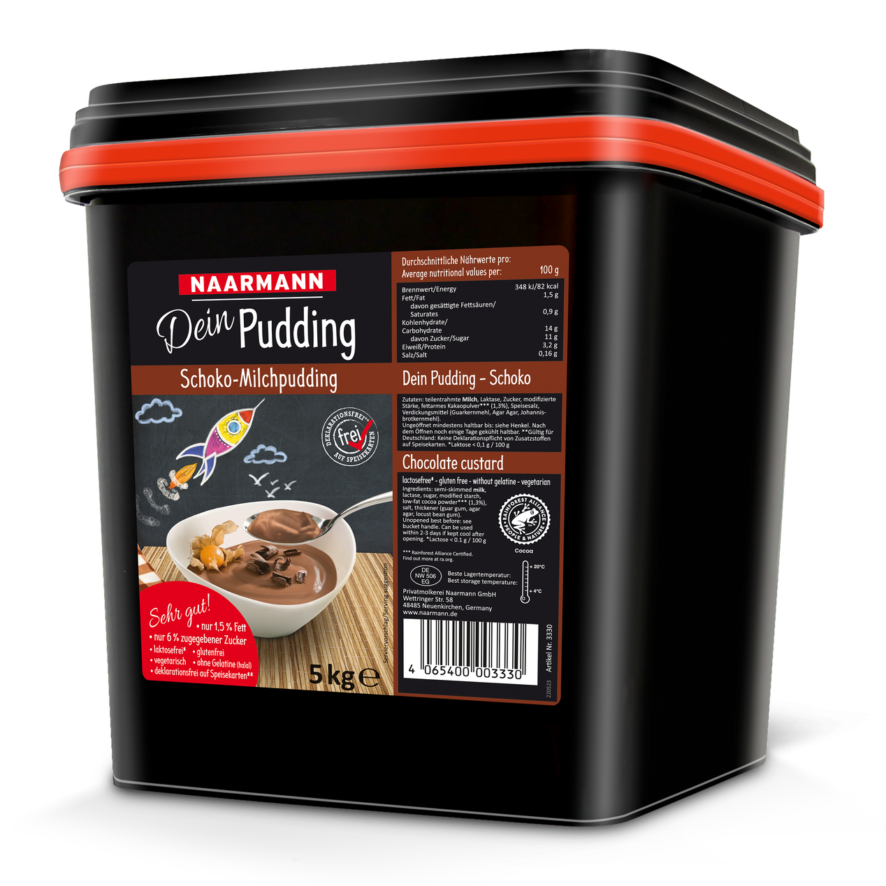 Dein Pudding chocolate - Packshot